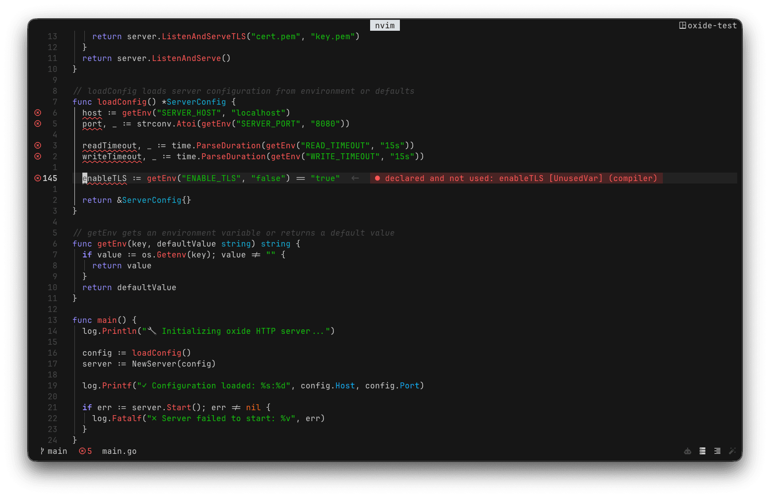 Oxide screenshot 1
